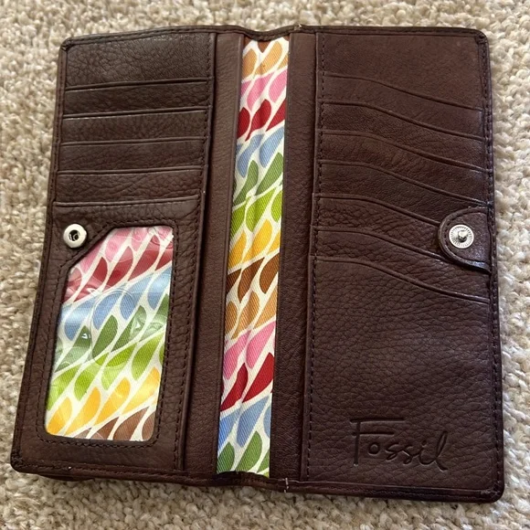 Fossil Vintage Kiss Lock Wallet Clutch - Picture 3 of 14